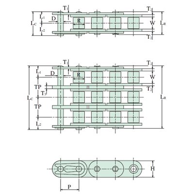 06B-1 Hitachi Inspire SBR - Standard brytyjski łańcuch rolkowy